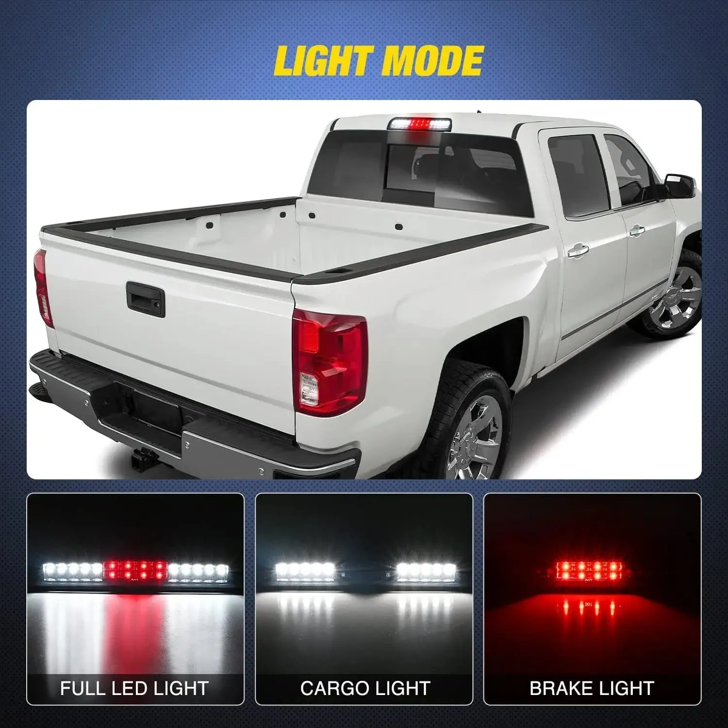 1999-2006 Chevy Silverado GMC Sierra 1500 2500 3500HD 2007 HD Classic Third Brake Light