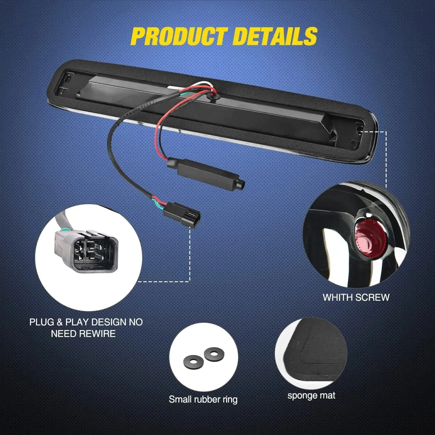 1999-2006 Chevy Silverado GMC Sierra 1500 2500 3500HD 2007 HD Classic Third Brake Light