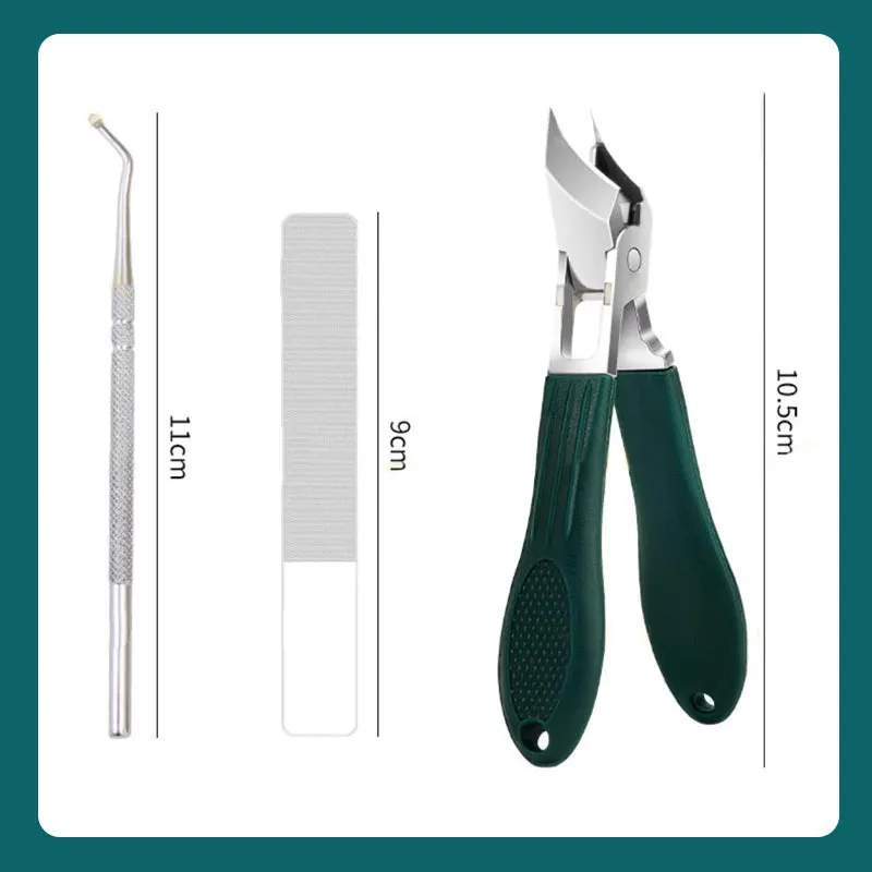 2025 Half Price  Splashproof 25 Beveled Edge Nail Clippers 3-Piece Set