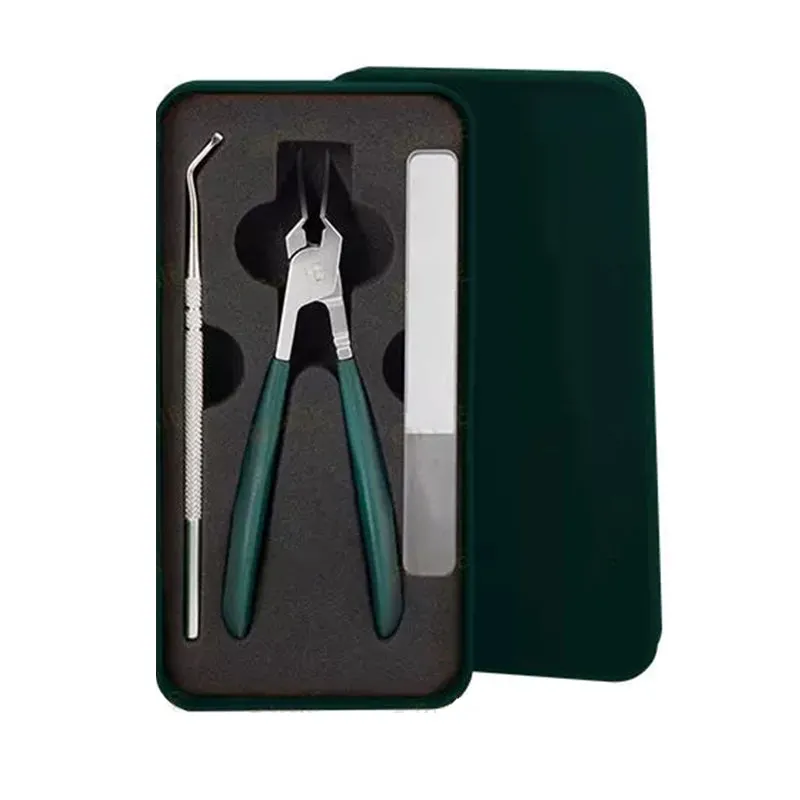 2025 Half Price  Splashproof 25 Beveled Edge Nail Clippers 3-Piece Set