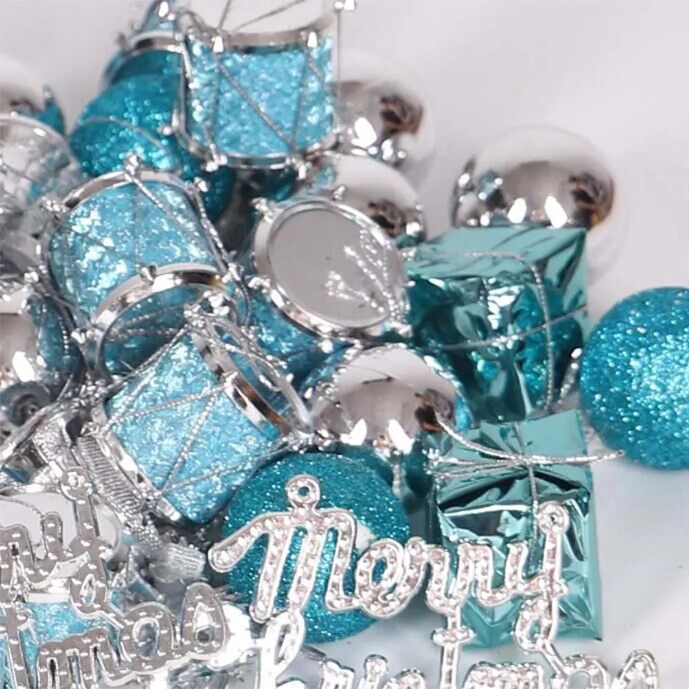 32Pcs Set Christmas Balls Baubles Party Supplies Christmas Tree Decoration Hanging Ornament