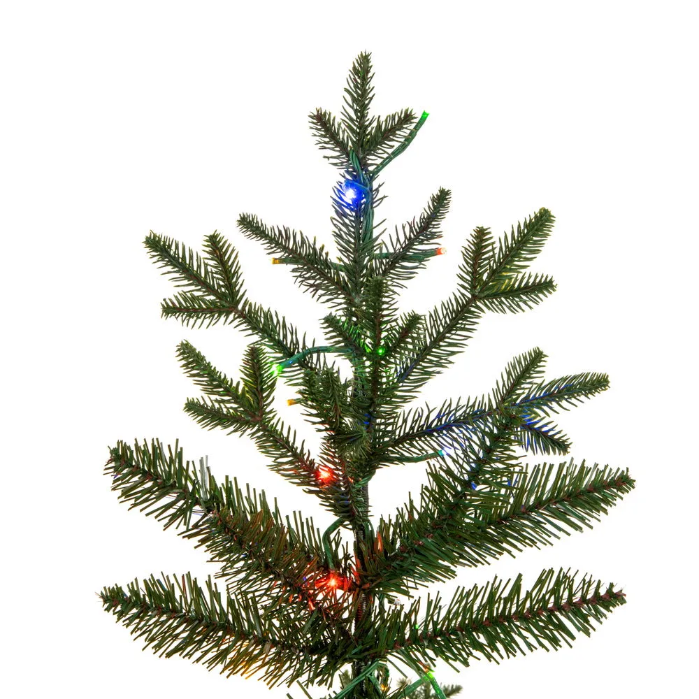 9'x57" Kamas Fraser Fir Artificial Xmas Tree with 3mm LED Color Changing Lights