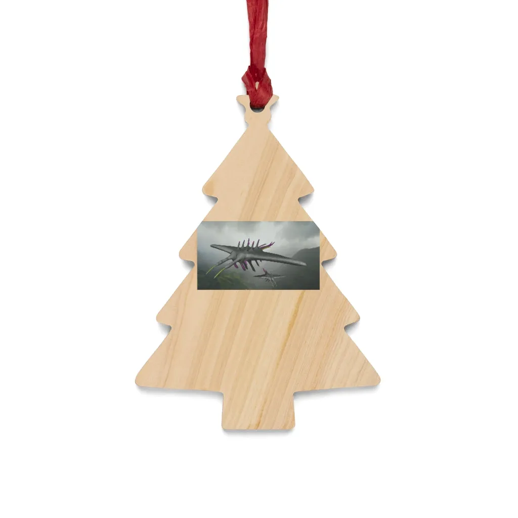 Alpha Creature Wooden Christmas Ornaments