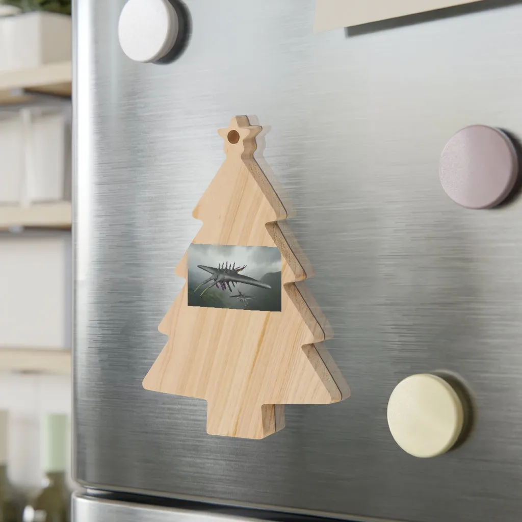 Alpha Creature Wooden Christmas Ornaments