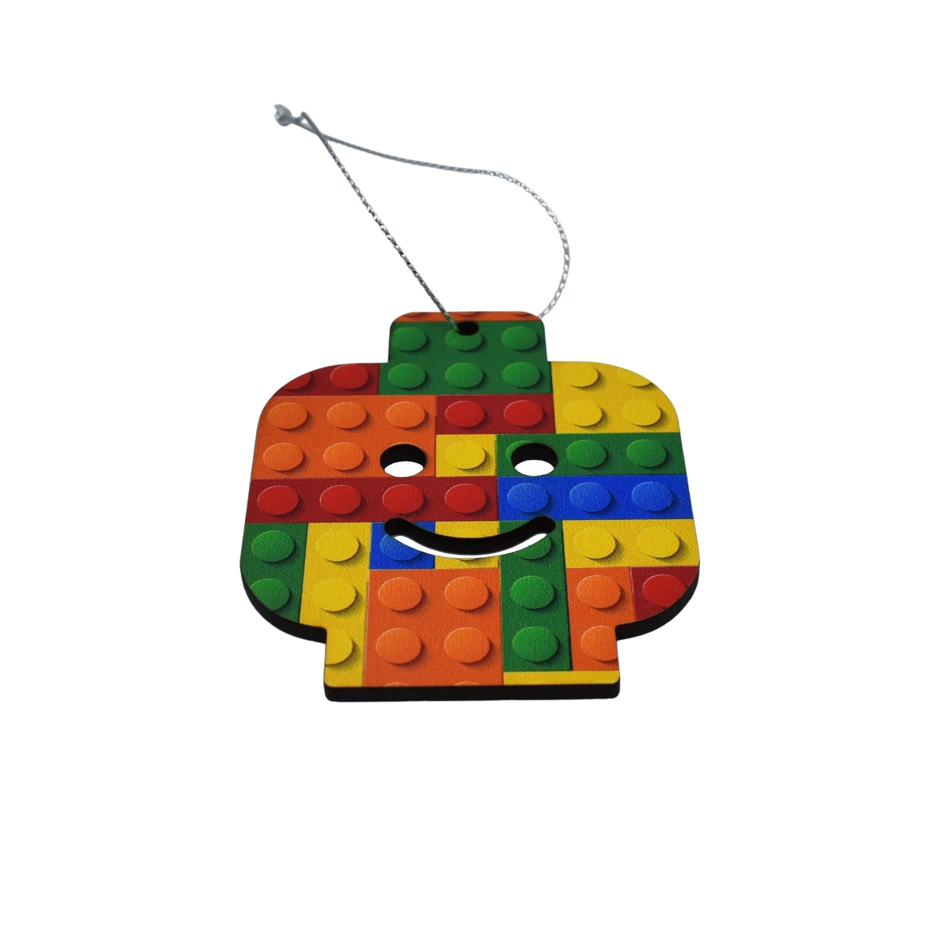 Block Head Ornament