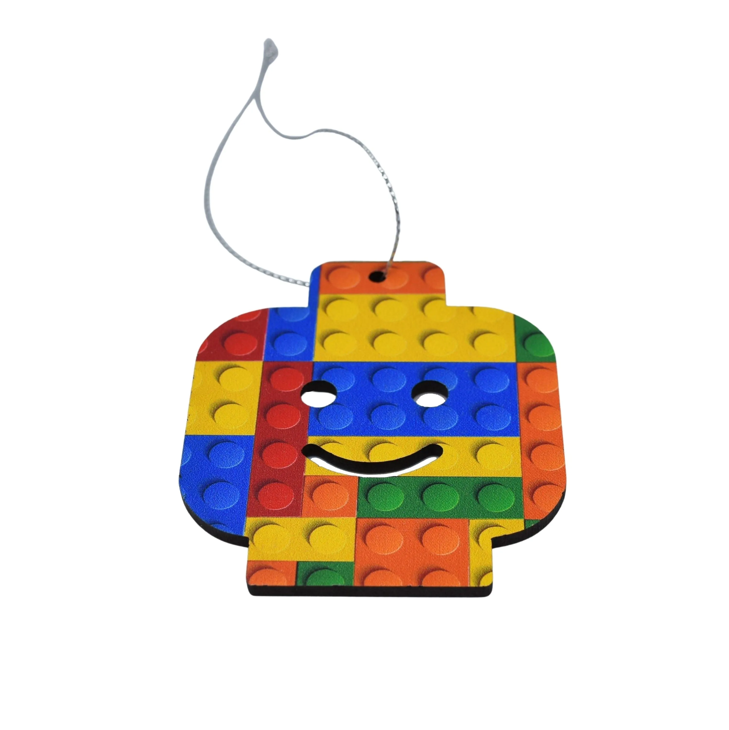 Block Head Ornament