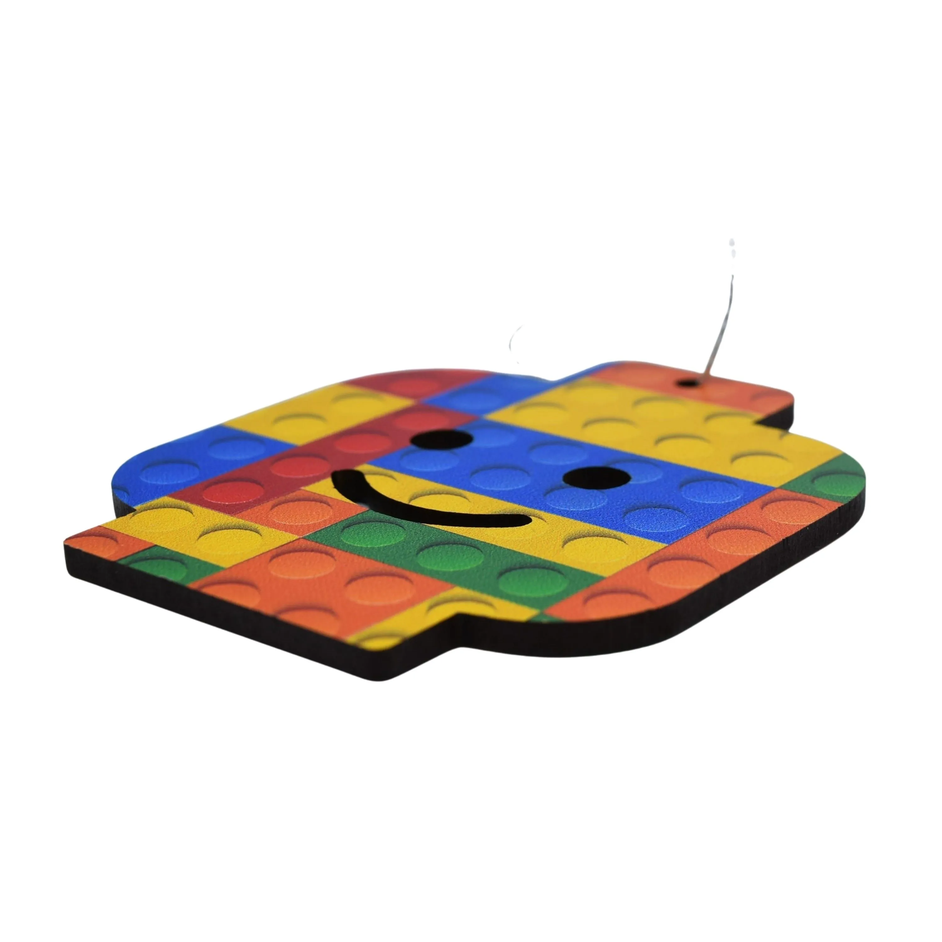 Block Head Ornament