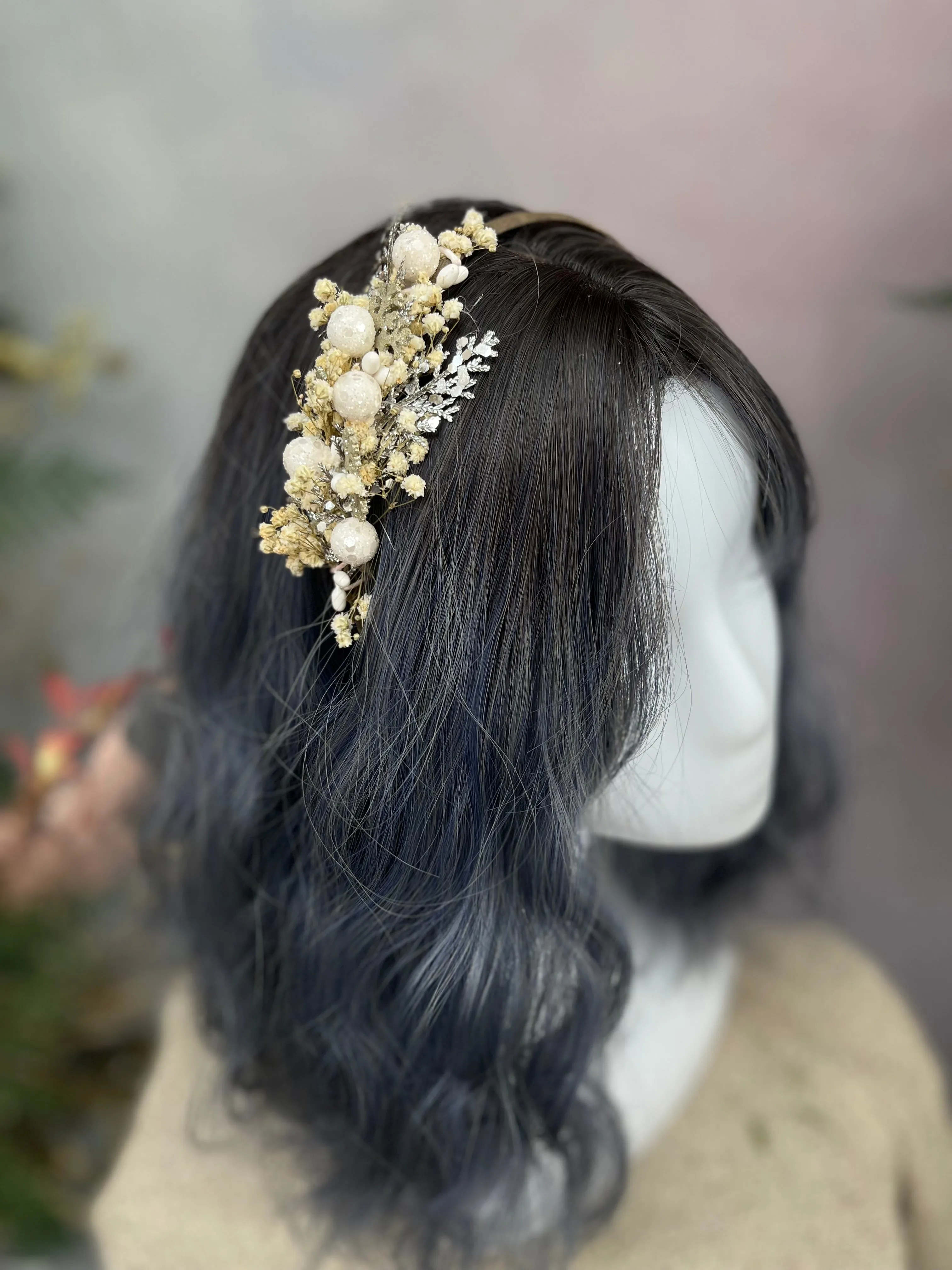 Christmas flower headband