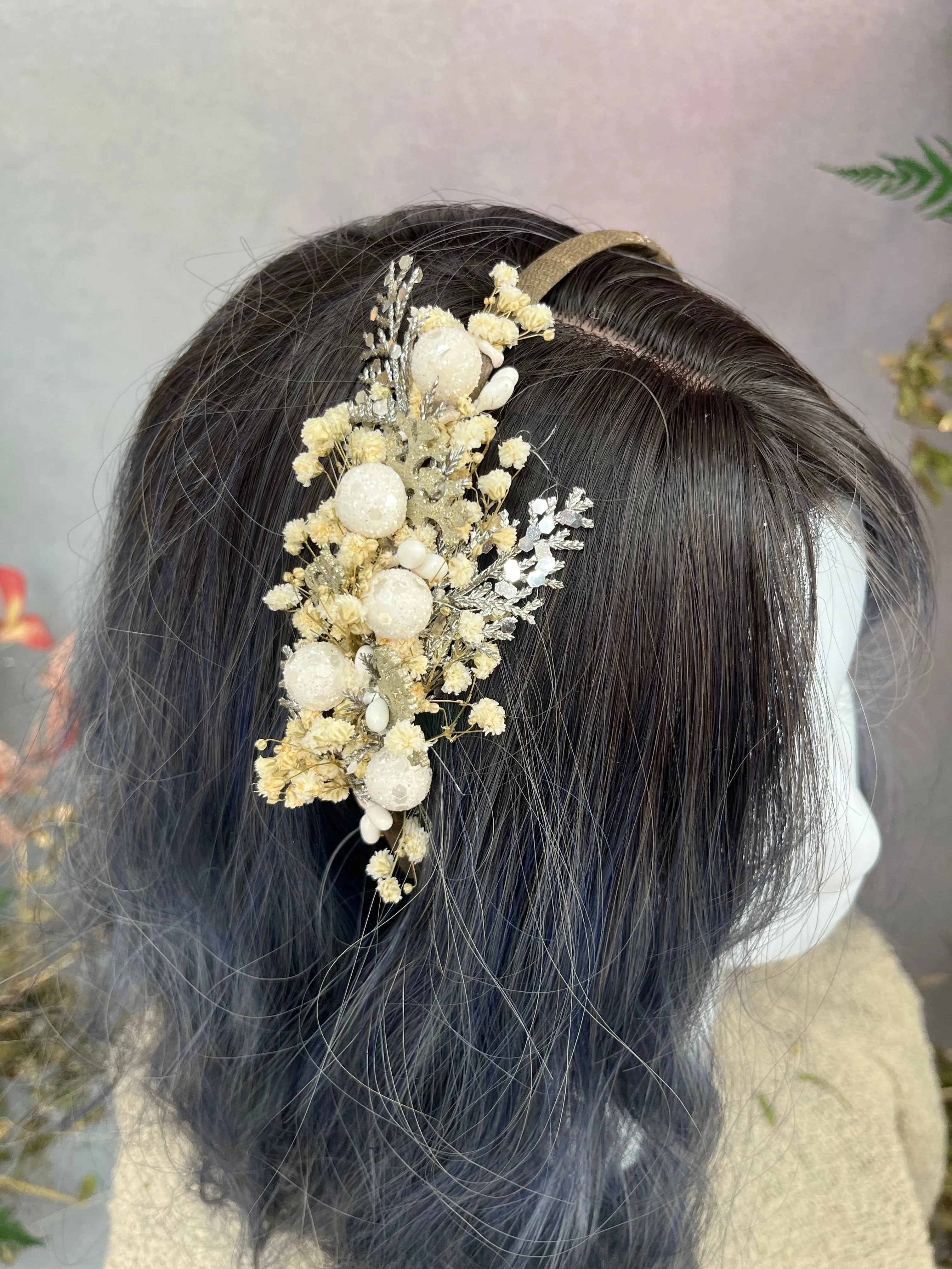 Christmas flower headband