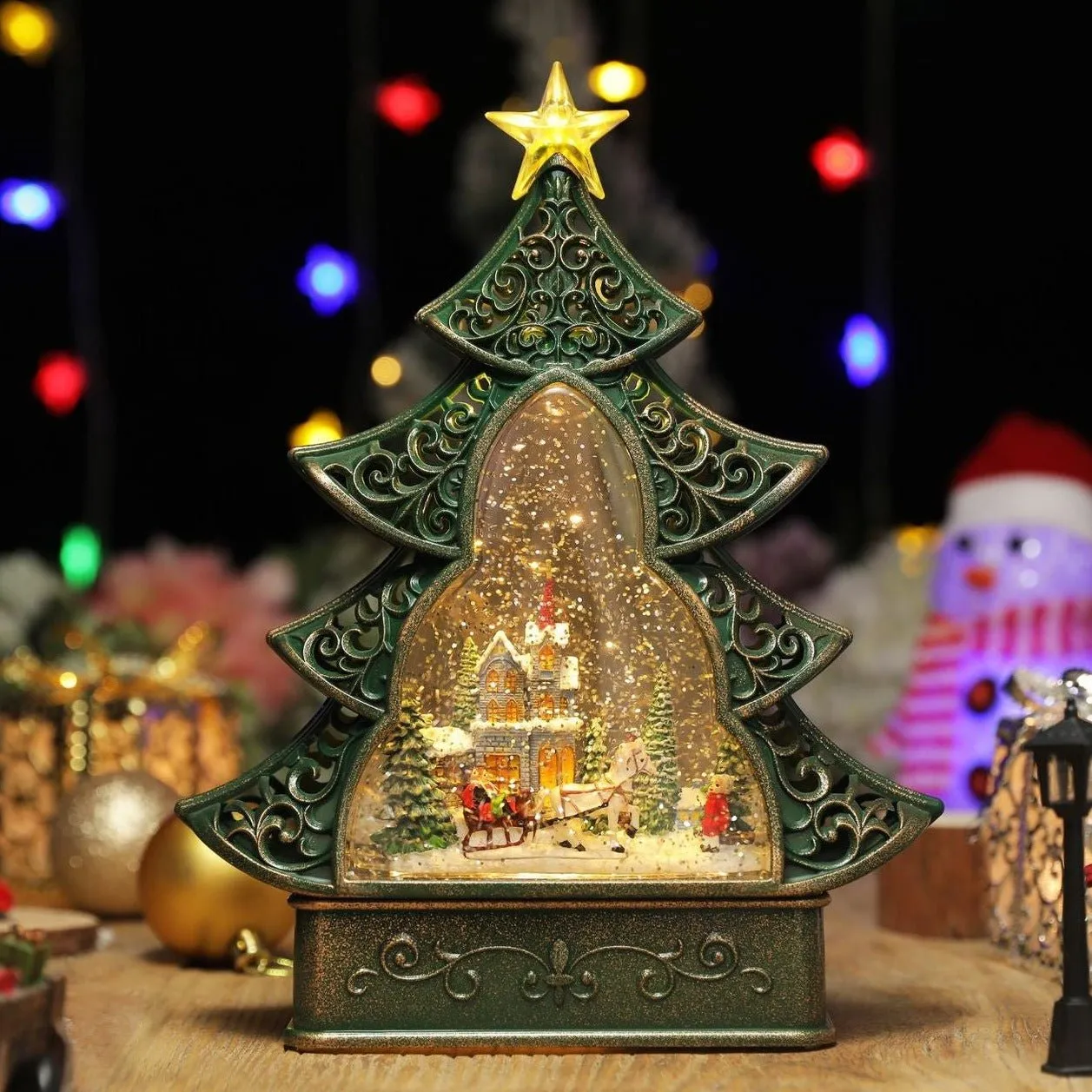 Christmas Tree Snow Globe