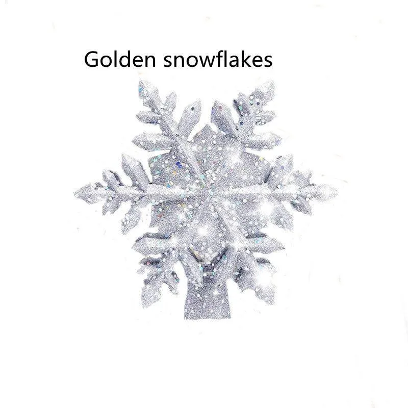 Christmas Tree Topper Star Lighted 3D Glitter Silver Snow Tree Toppers