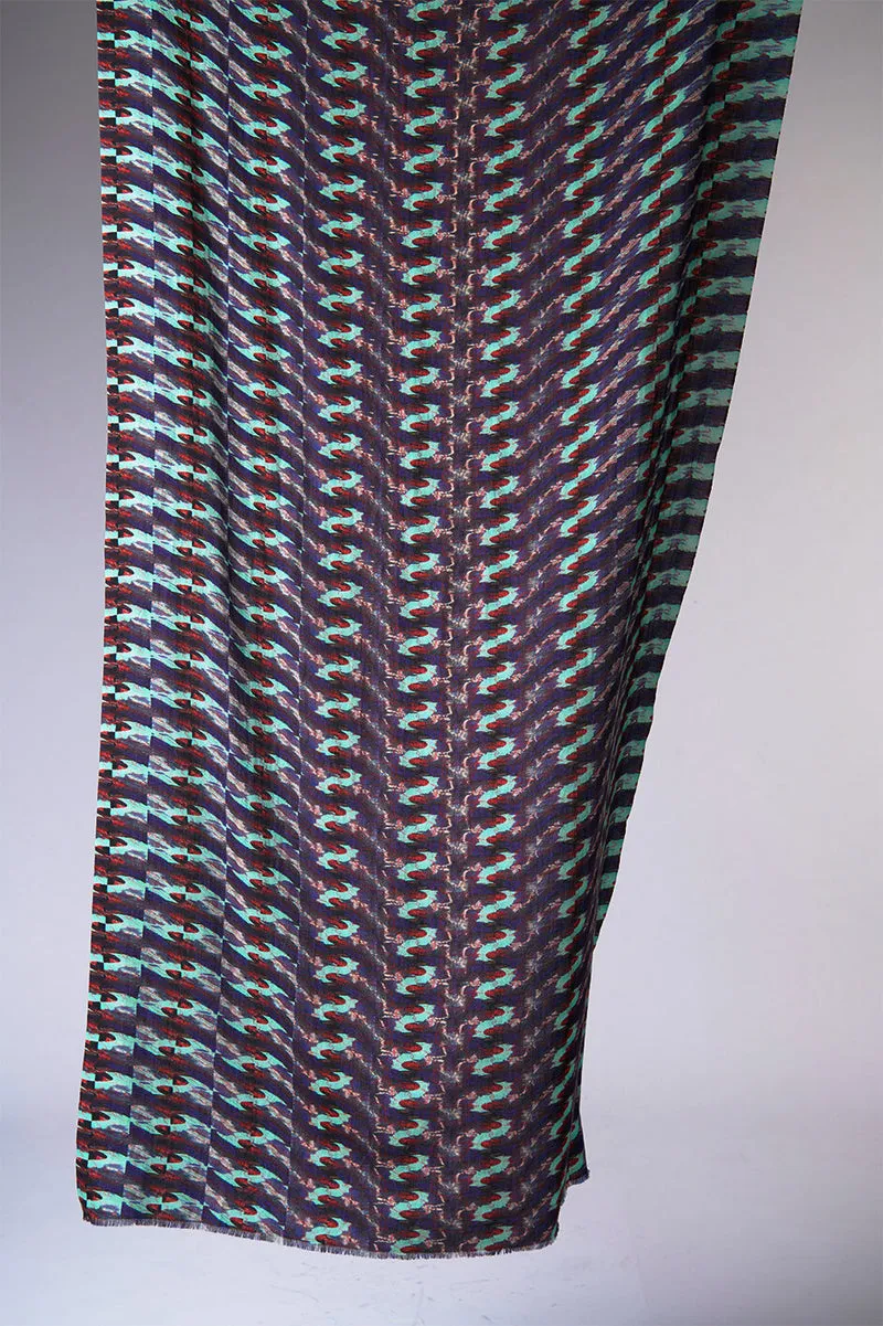 CITY LIGHTS PURE WOOL SCARF