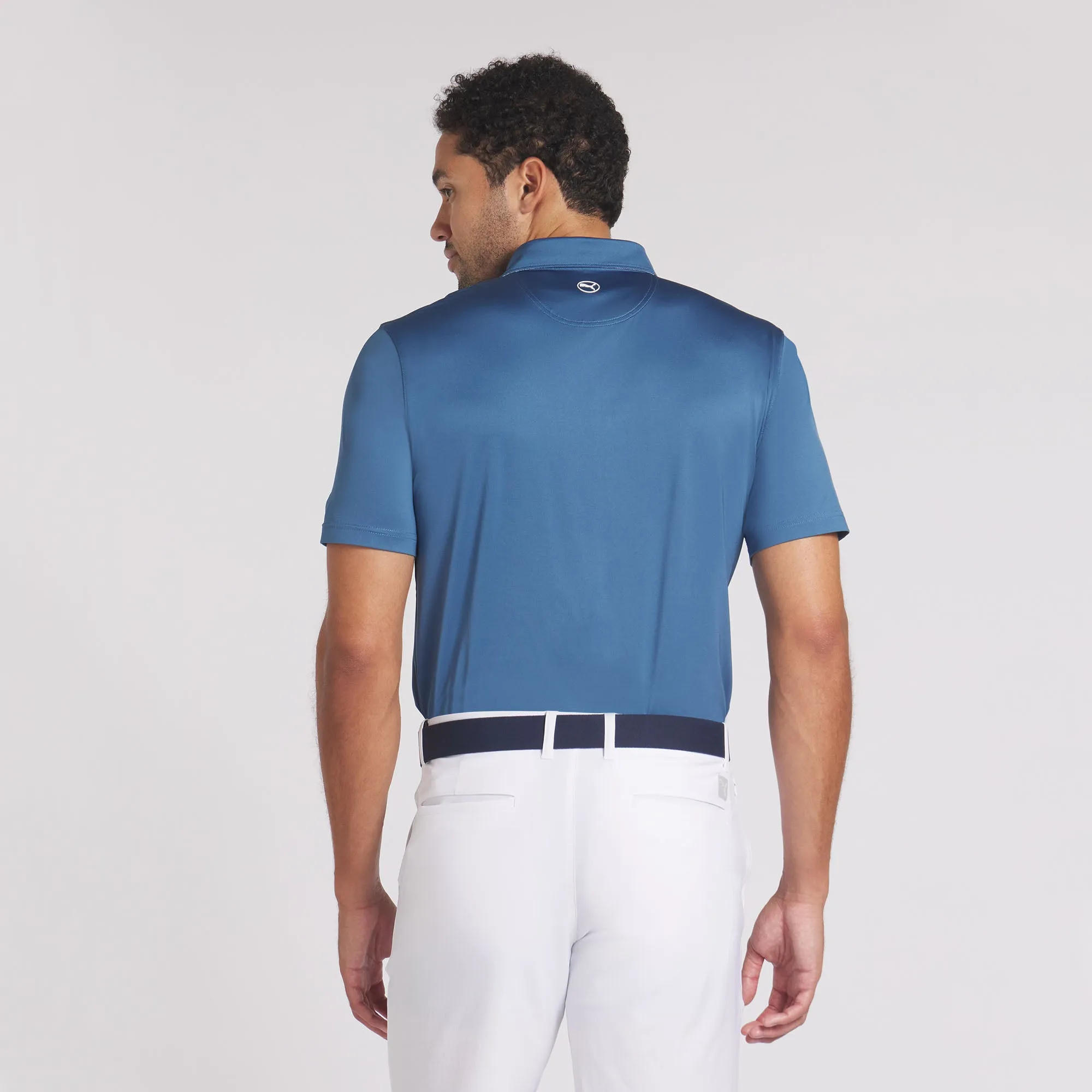 Fair Isle Trim Golf Polo