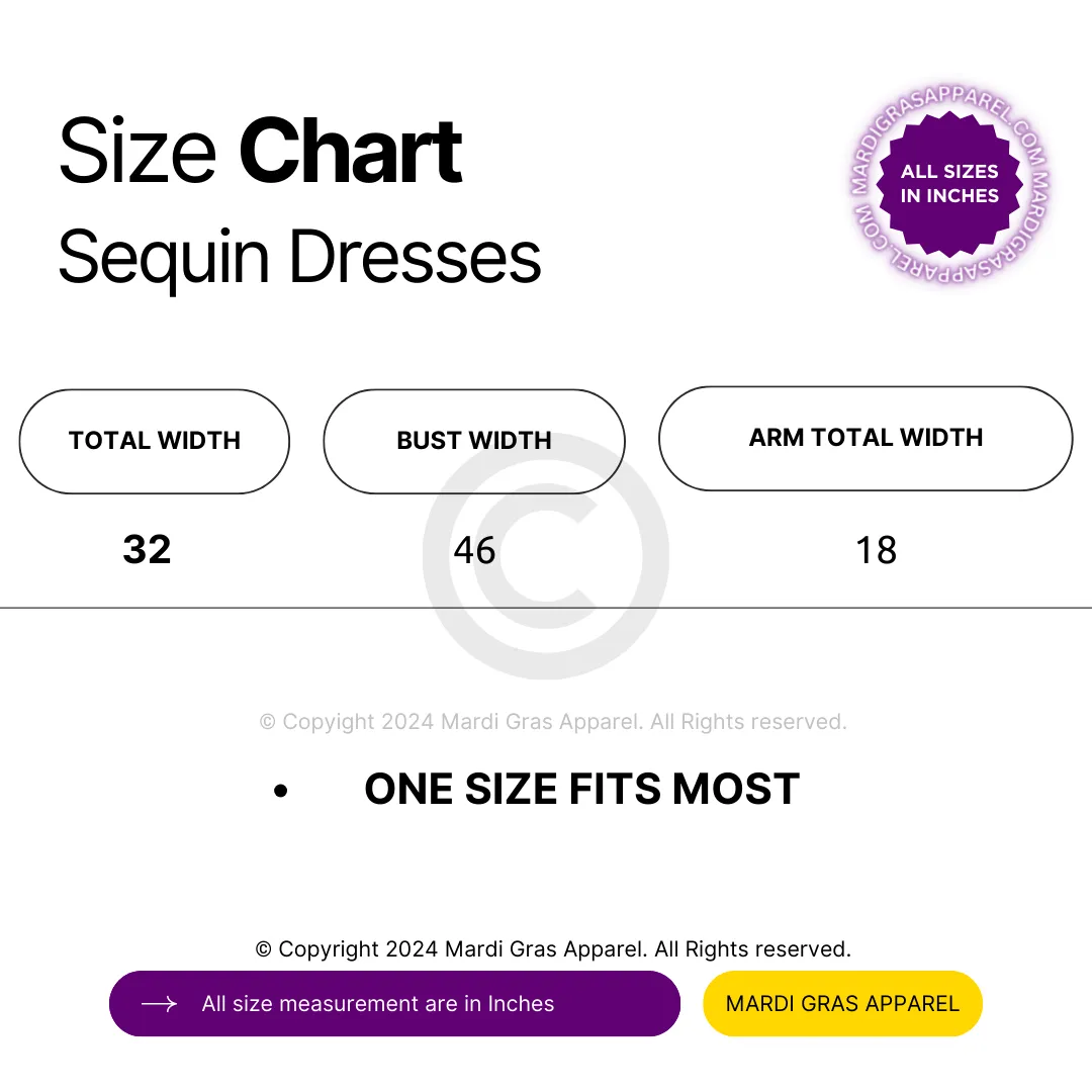 Fleur de Mardi Gras Sequined Gold Dress