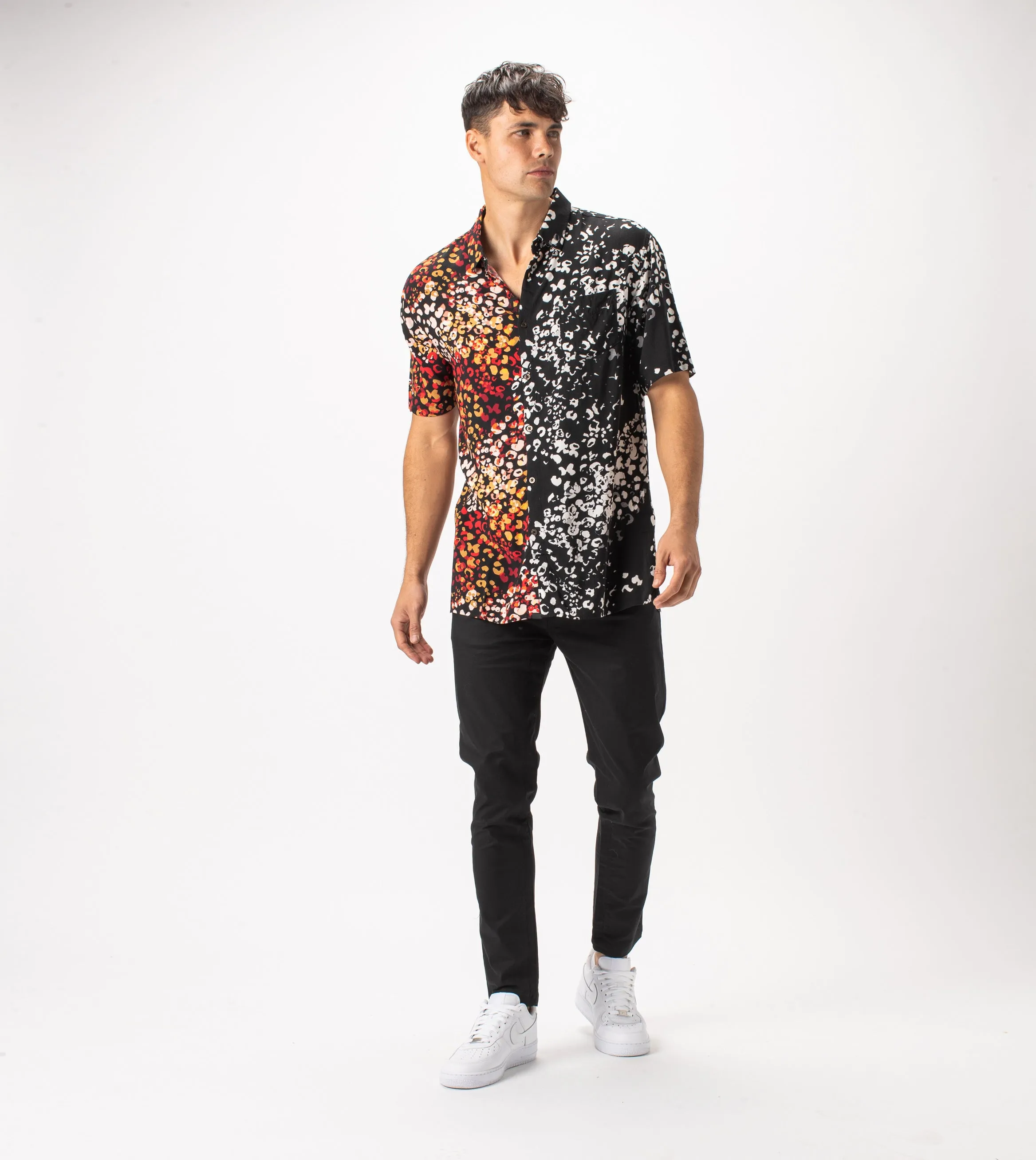Half/Half SS Shirt Multi