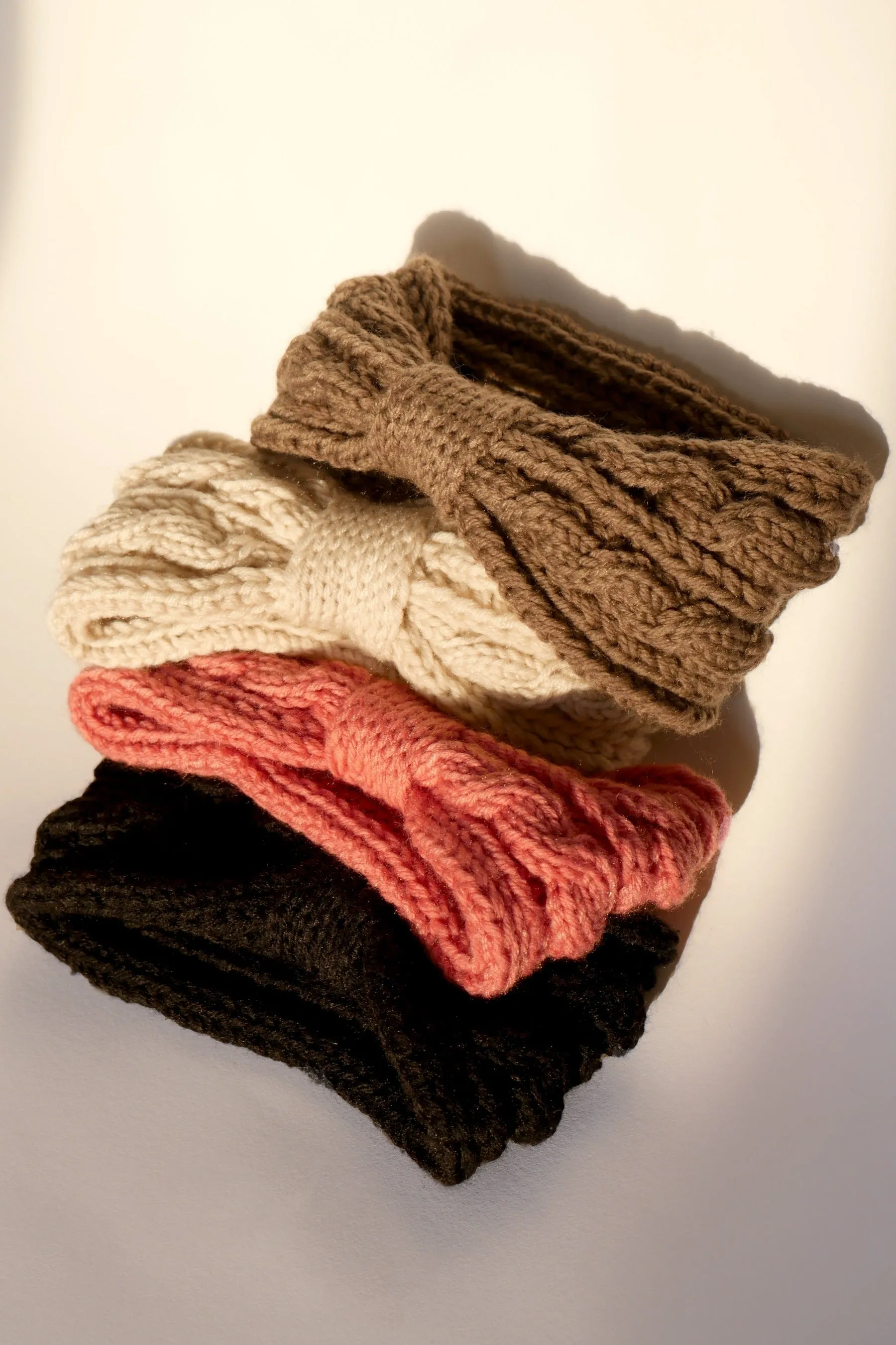 Handmade Vegan Headband - Eggnog