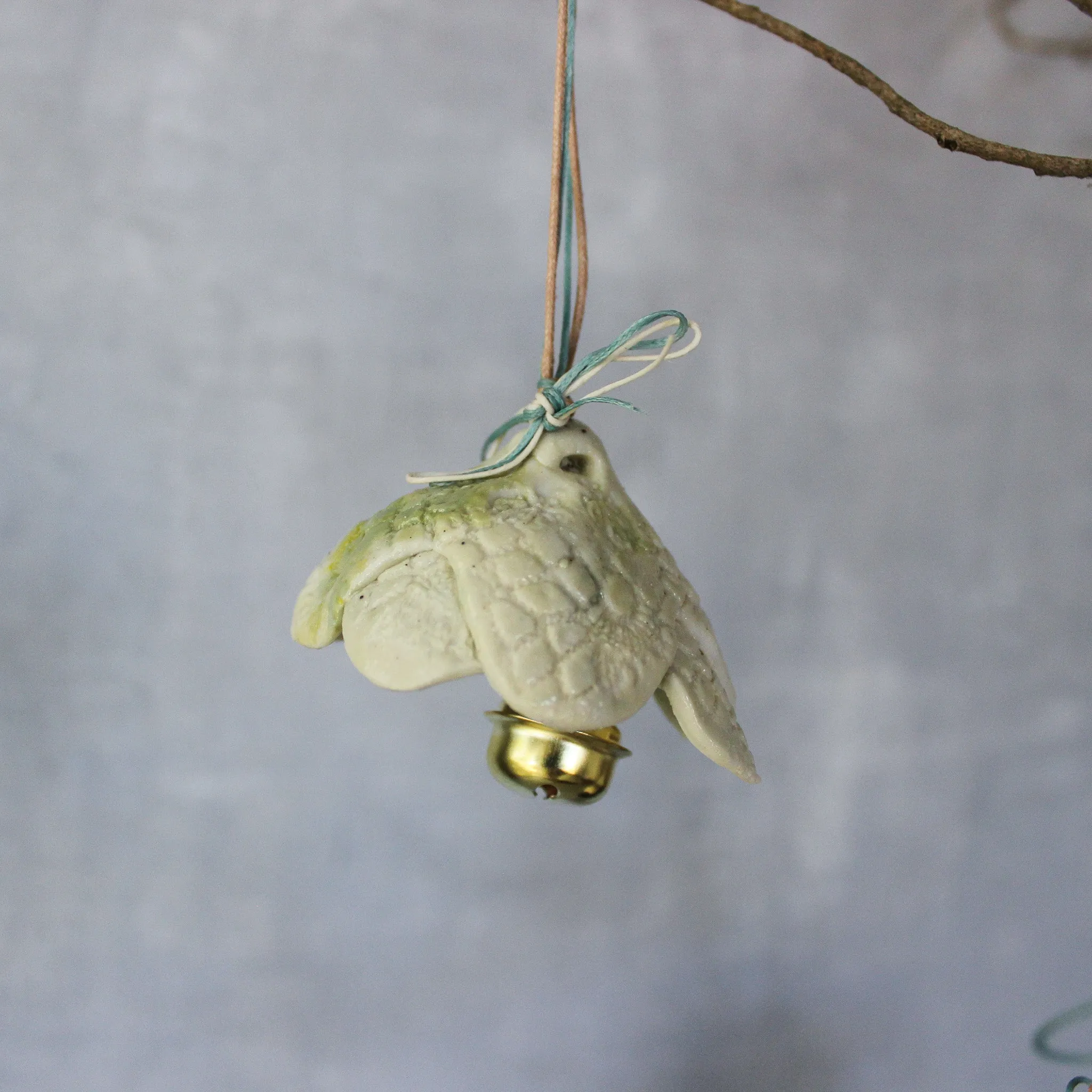 Hanging Porcelain Bell Ornaments