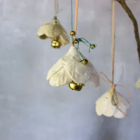 Hanging Porcelain Bell Ornaments