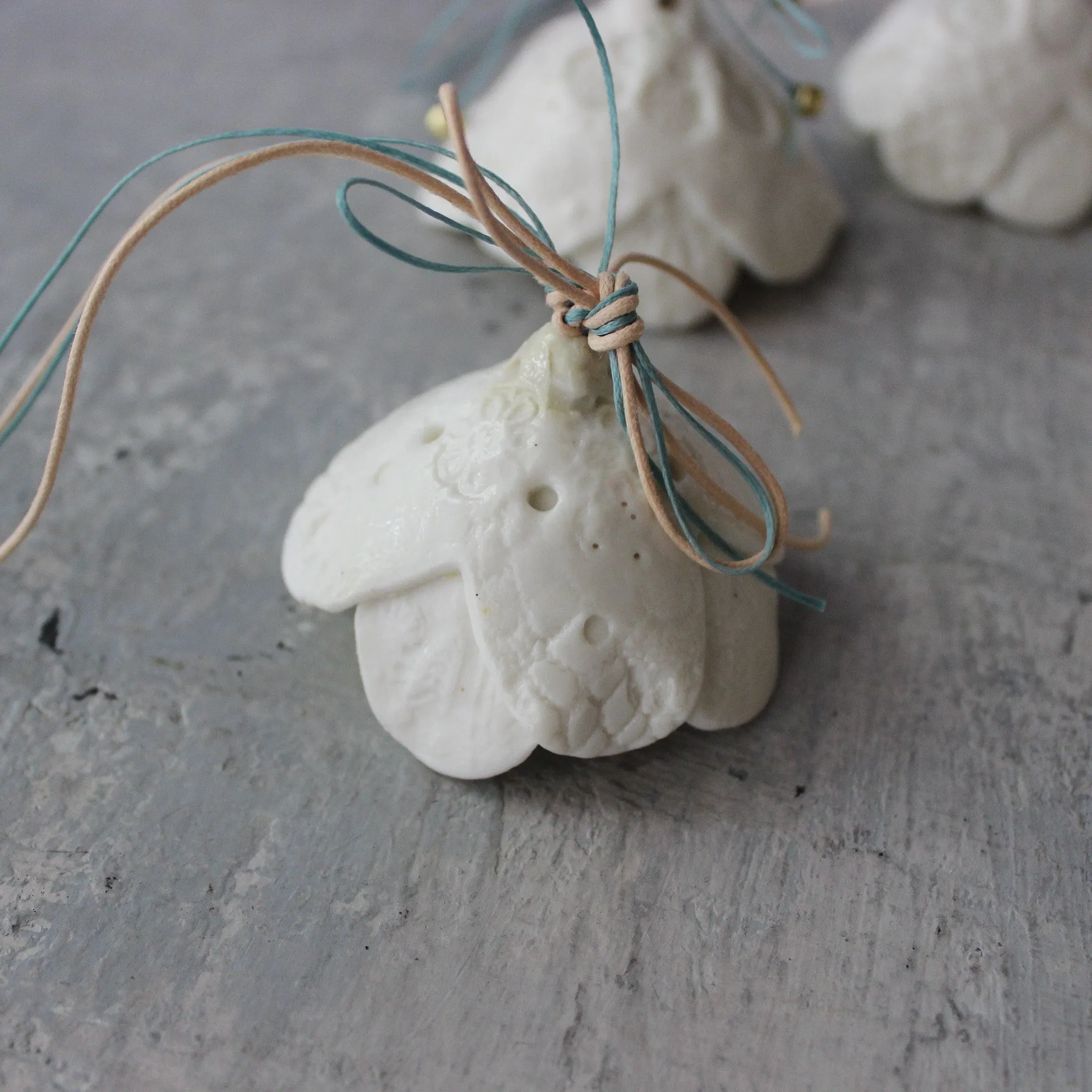 Hanging Porcelain Bell Ornaments