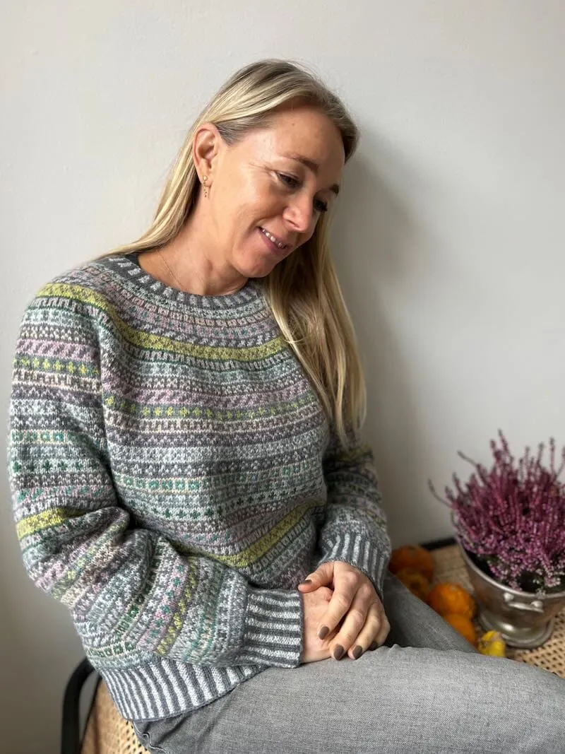 Holly sweater af Ruth Sørensen for Önling, strikkeopskrift