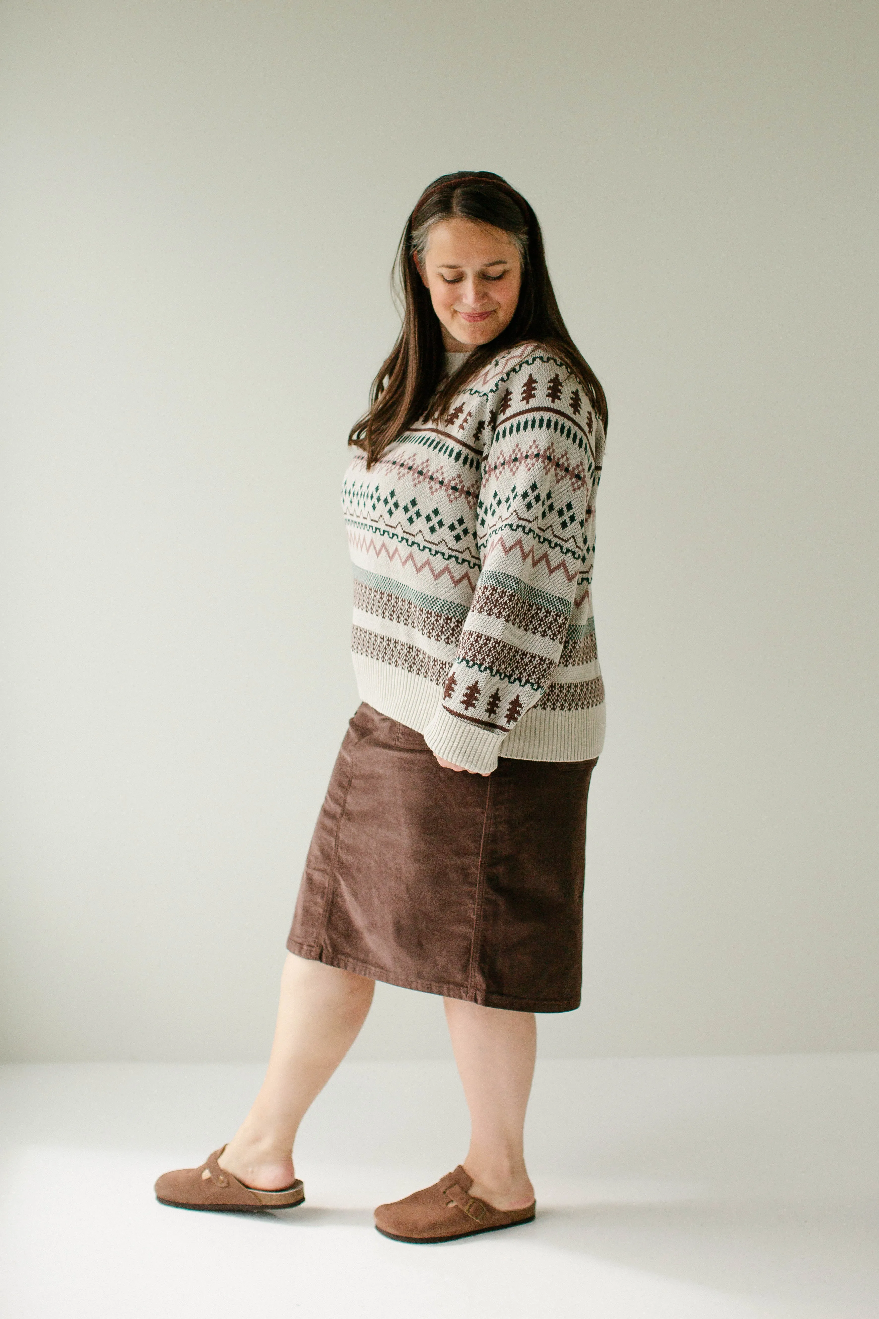 'Kelly' Fair Isle Cotton Sweater
