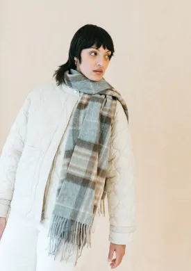 Lambswool Oversized Scarf in Mackellar Tartan