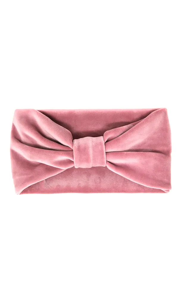 LHB013 Velvet Knotted Solid Headband