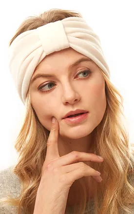 LHB013 Velvet Knotted Solid Headband