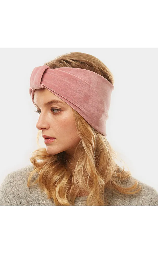 LHB013 Velvet Knotted Solid Headband