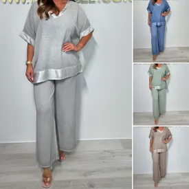 Limited Time Half Price OfferCasual V-Neck 2-Piece Set