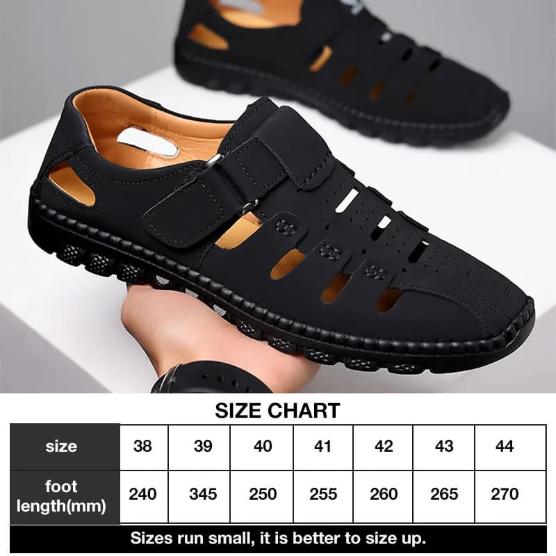 Limited Time Half Price OfferStylish Leather Hollow SandalsThe more you buy, the higher the discount