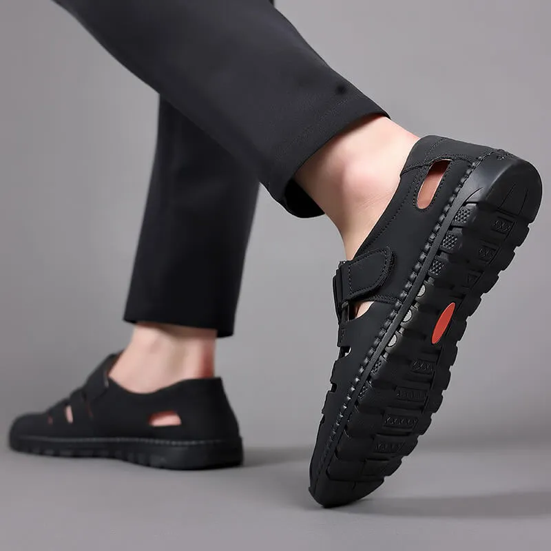 Limited Time Half Price OfferStylish Leather Hollow SandalsThe more you buy, the higher the discount