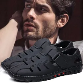 Limited Time Half Price OfferStylish Leather Hollow SandalsThe more you buy, the higher the discount