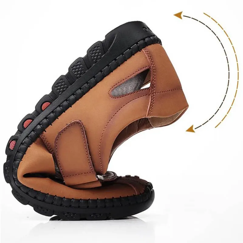 Limited Time Half Price OfferStylish Leather Hollow SandalsThe more you buy, the higher the discount