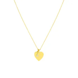 Love Token Initial Necklace