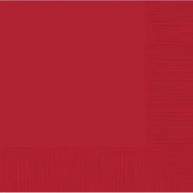 Lunch Napkins 40 Pack 2 PLY Red