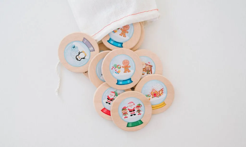 Mini Snow Globe Matching Tiles