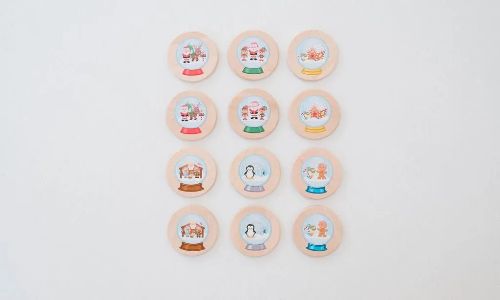 Mini Snow Globe Matching Tiles