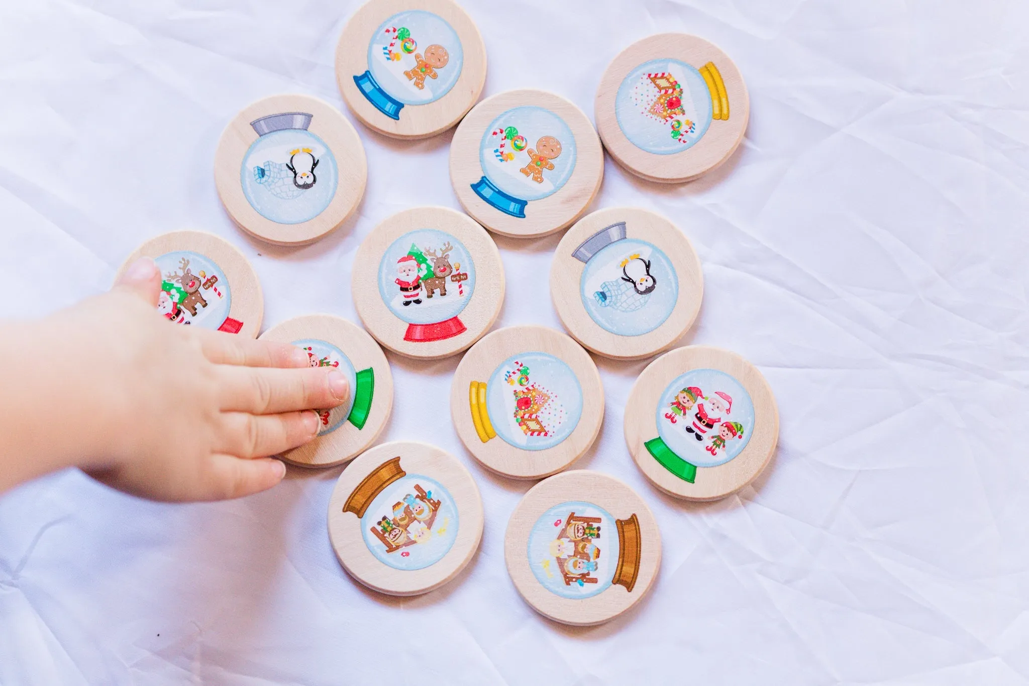 Mini Snow Globe Matching Tiles