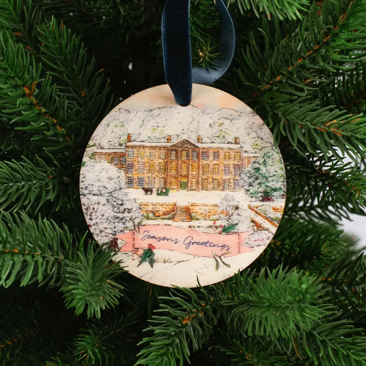 Pemberley Wooden Christmas Decoration