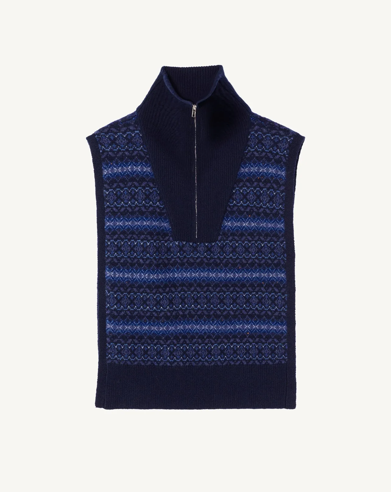 Plastron fairisle