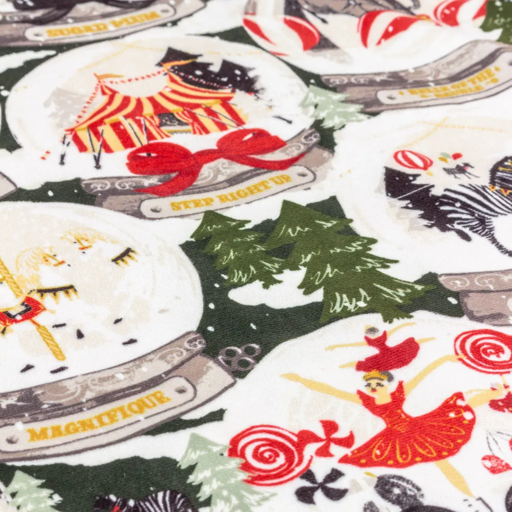 Showtime Printed Velvet Xmas Sack Multicolour