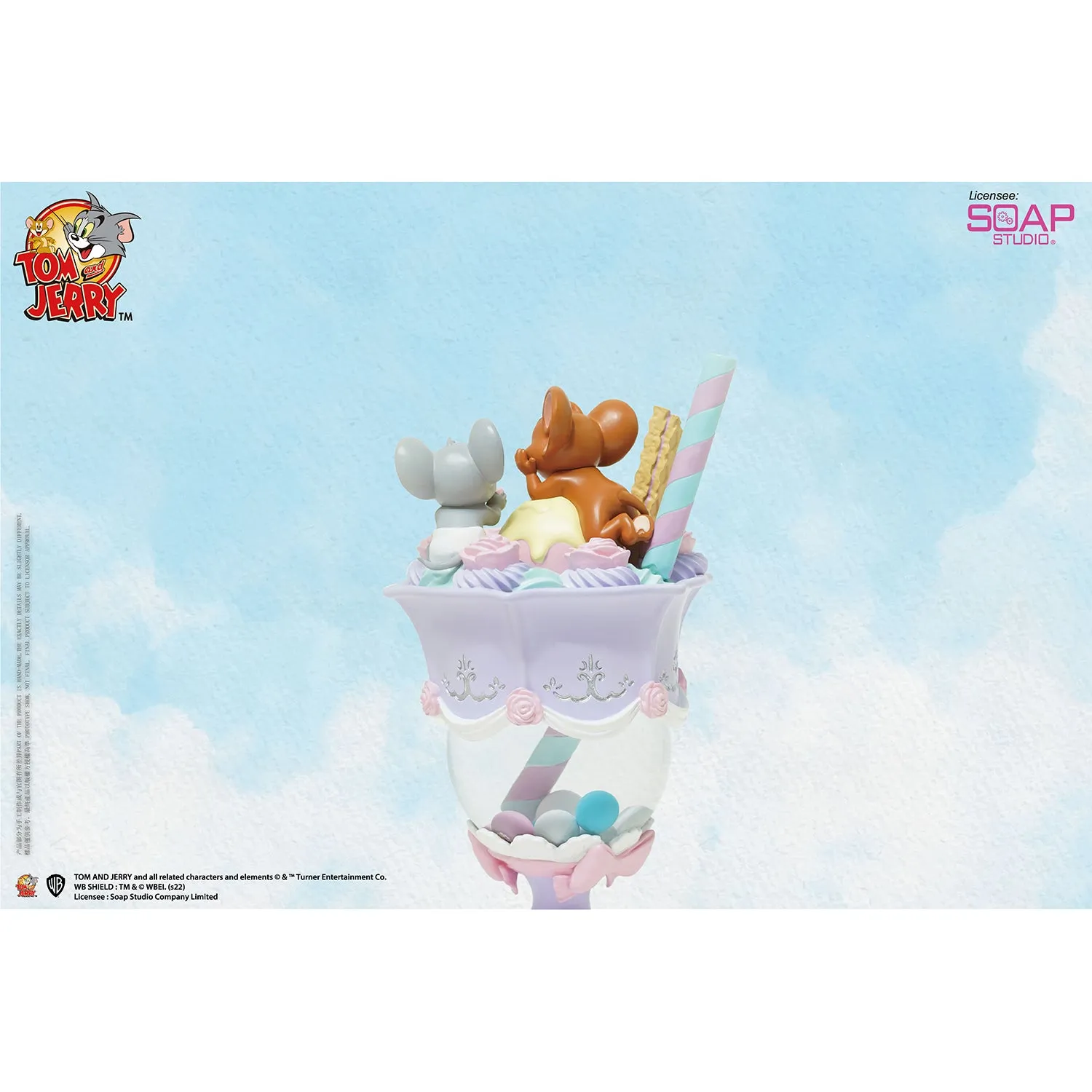 Soap Studio CA307P Tom and Jerry - Candy Parfait Snow Globe (Purple Ver.)