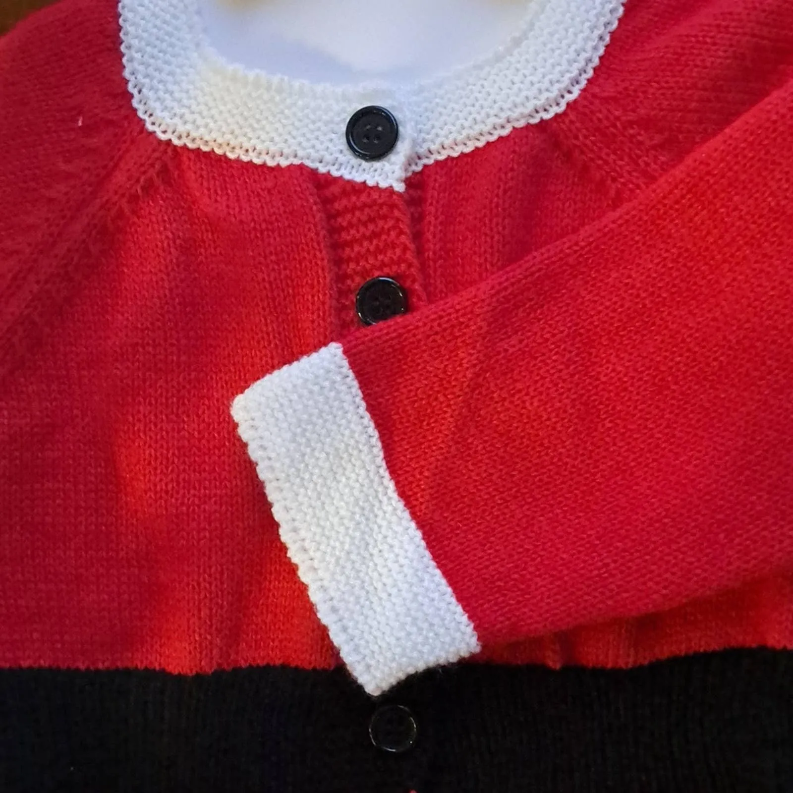 So'Dorable Baby Girl Sweater Dress & Headband Baby's First Christmas