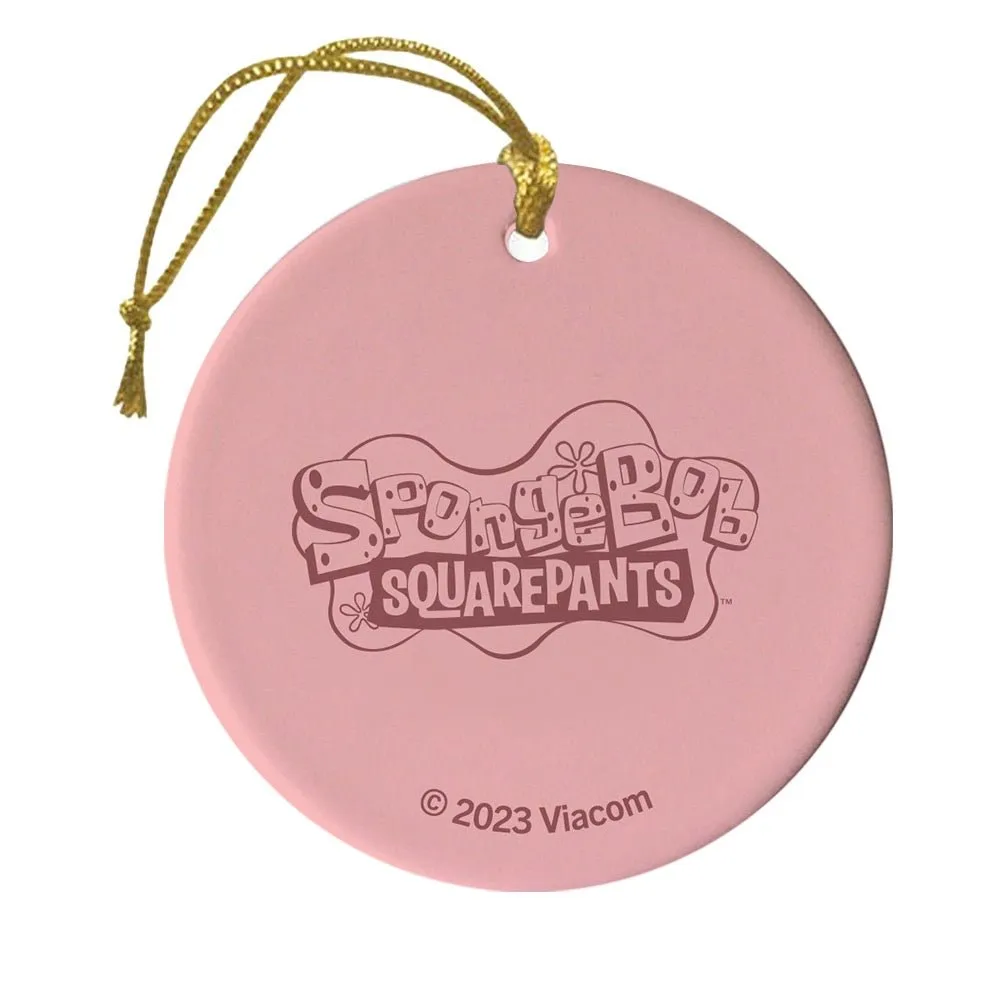 SpongeBob Patrick Round Christmas Ornament