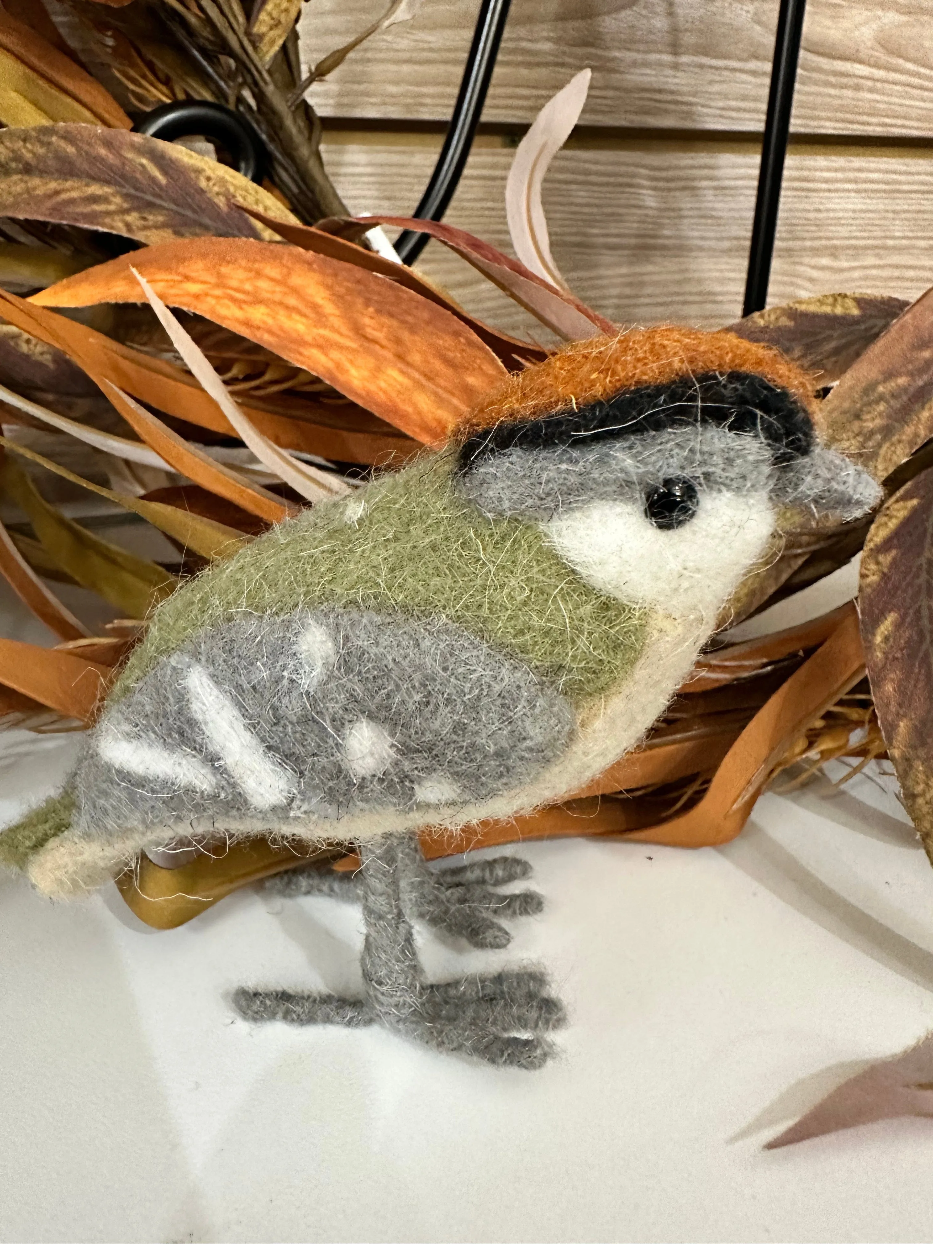 Wool Bird Ornaments