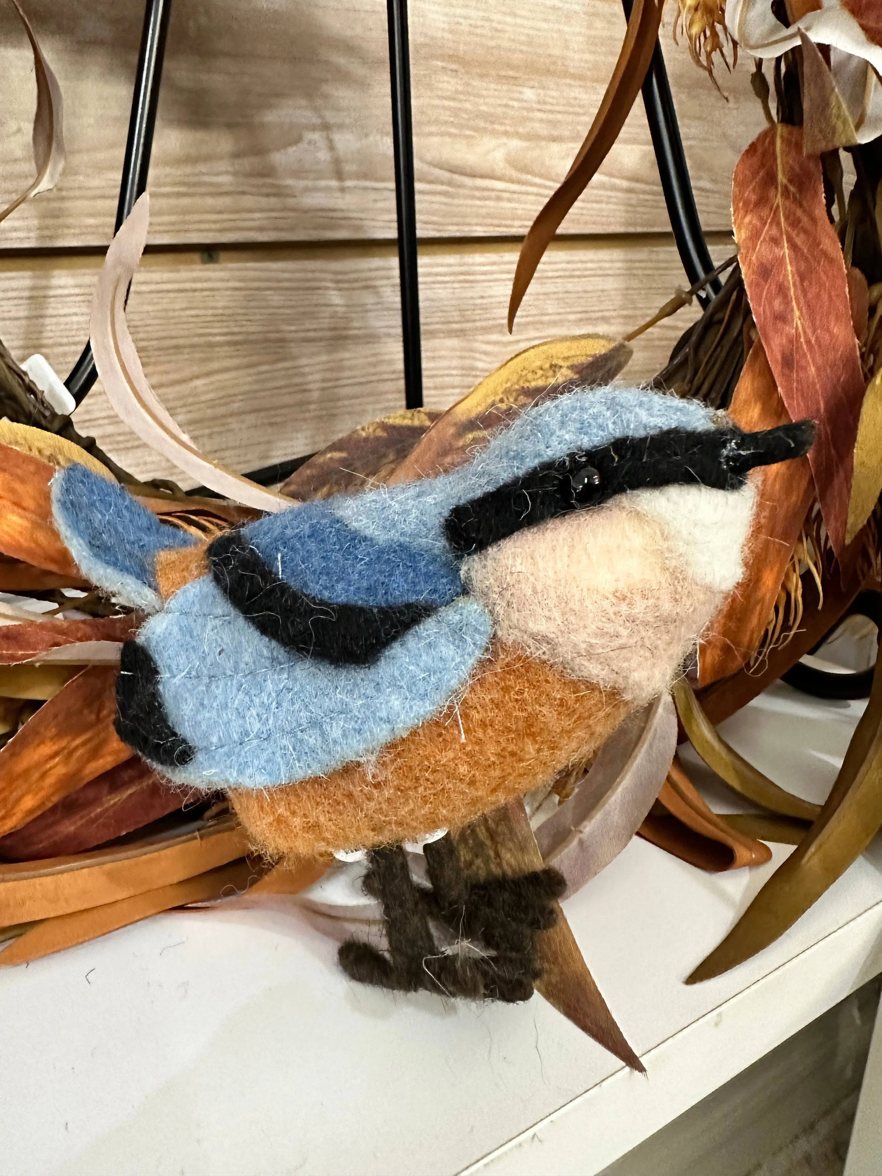 Wool Bird Ornaments