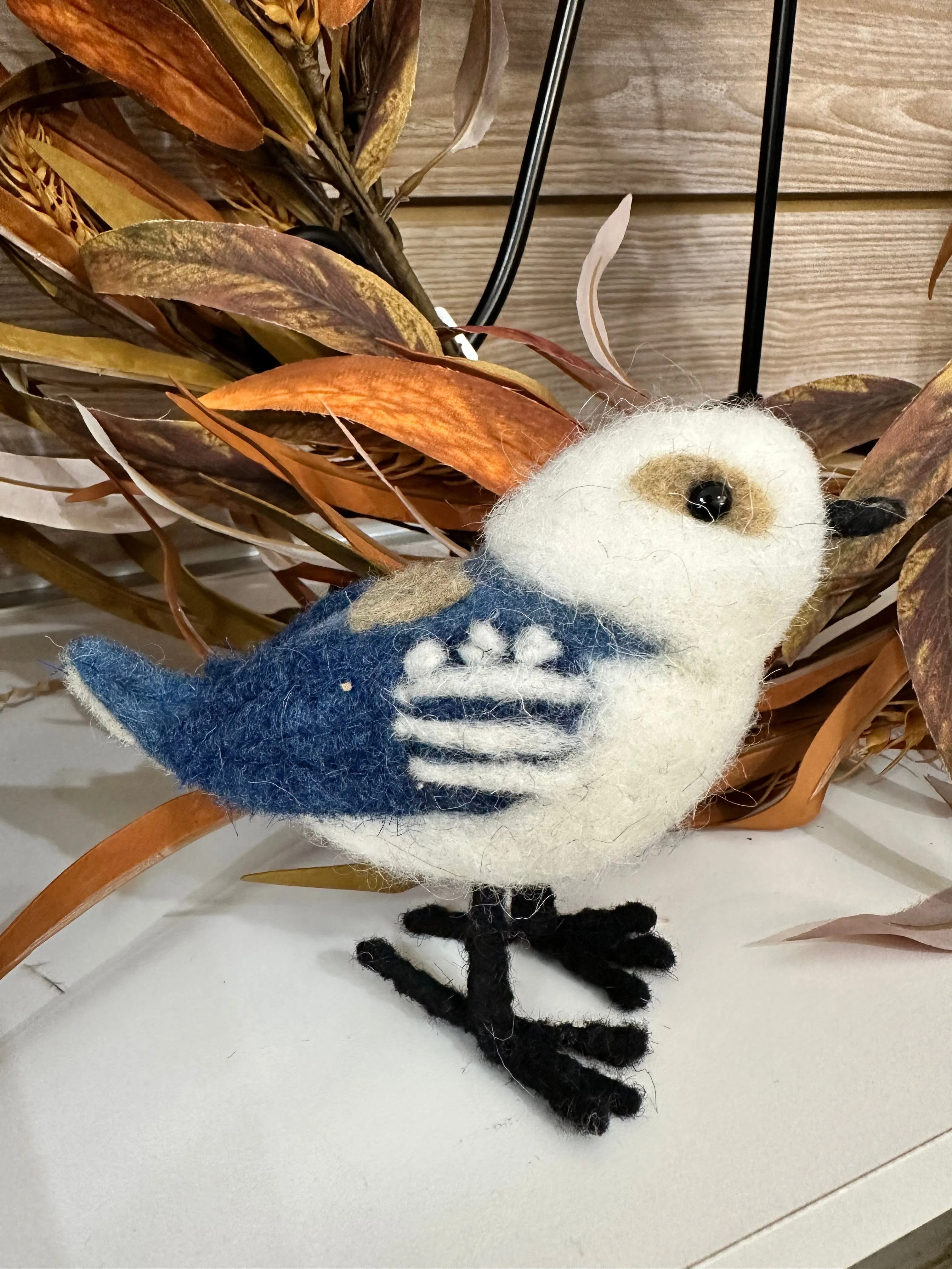 Wool Bird Ornaments