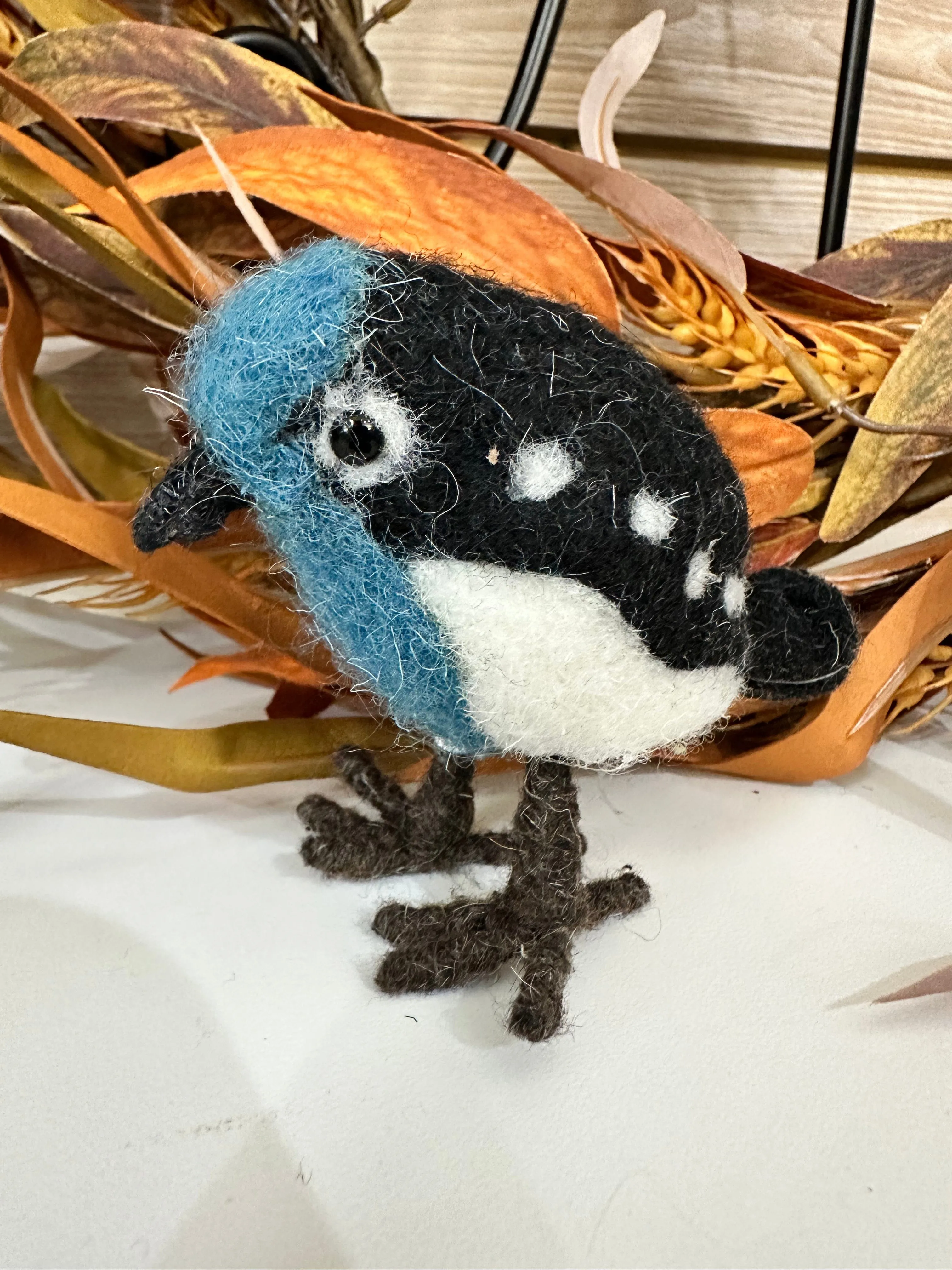 Wool Bird Ornaments